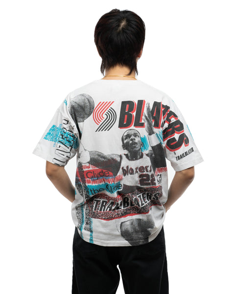 1990s All Over Print Clyde Drexler Tee