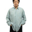 40's Striped Button-up Shirt - Large