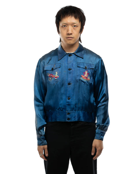 40's Chinese Souvenir Jacket - Medium