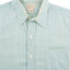 40's Striped Button-up Shirt - Large