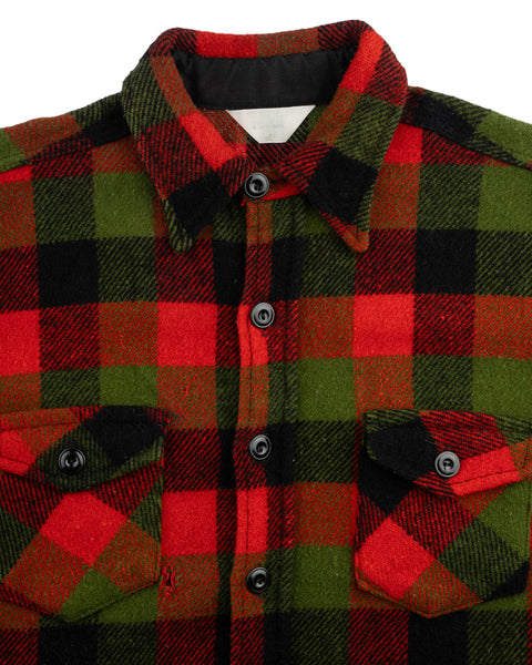 60's Heavy Wool Flannel - XL