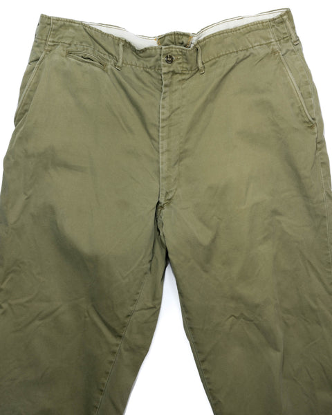 60's Baggy Cotton Trousers - 34” x 28”
