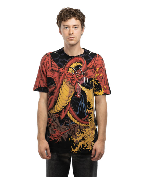 90's All Over Print Dragon Tee - XL