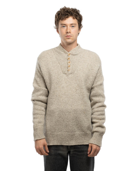 70's Henley Sweater - XL