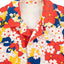 70's Floral Party Shirt - Large