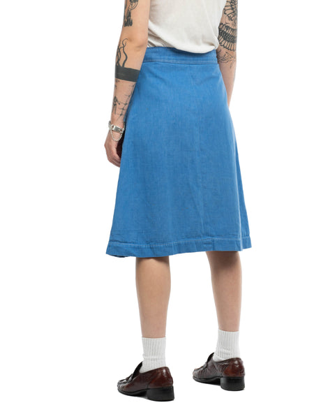 60's Selvedge Denim Skirt - 28" x 25"