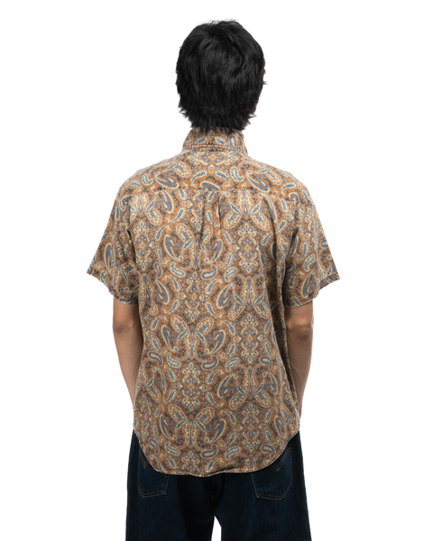 1960s Brent Oxford Collar Paisley Shirt