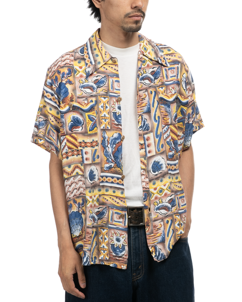 1970s Rayon Aloha Shirt