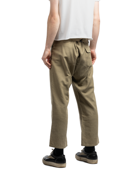 30's Japanese Hemp Buckleback Trousers - 30" x 24"