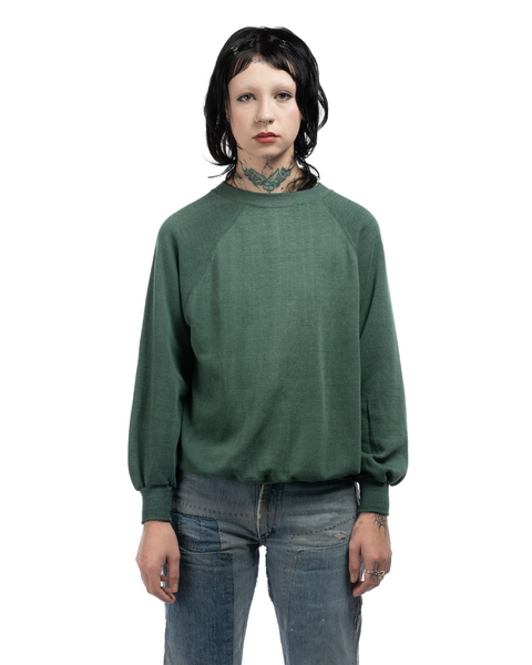 70's Raglan Crewneck Sweatshirt - Medium