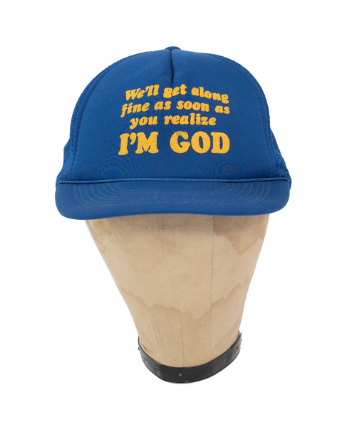 80's I Am A God Cap - OS