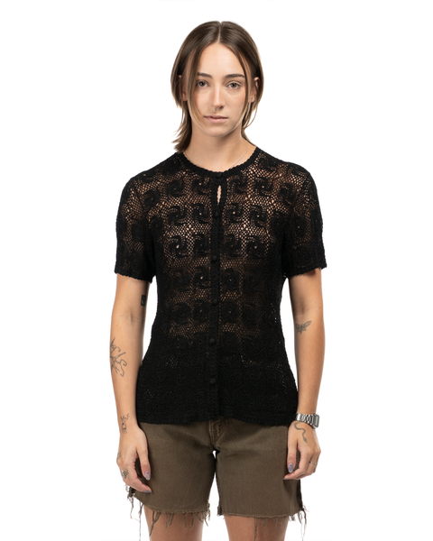 1980s Crochet Shirt