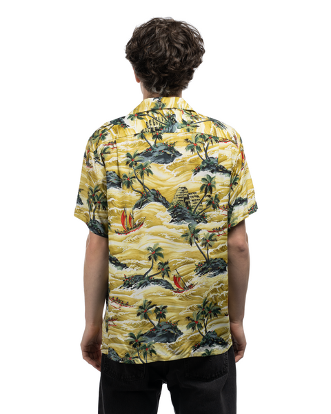 60's Rayon Aloha Shirt - Large