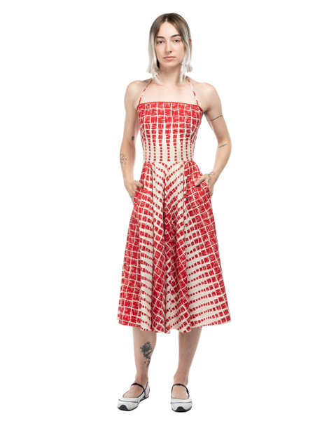 1950s Patterned Dress