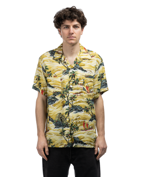 60's Rayon Aloha Shirt - Large