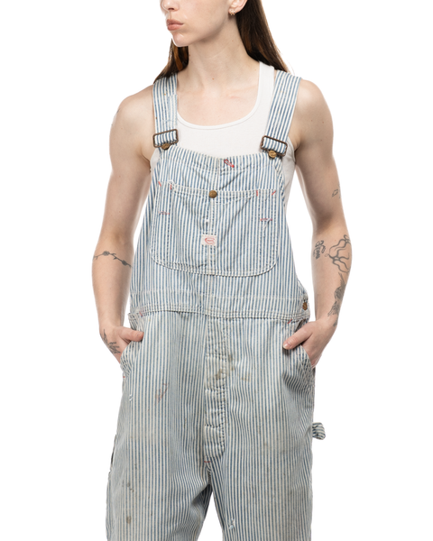 1960s Hickory Stripe Overalls