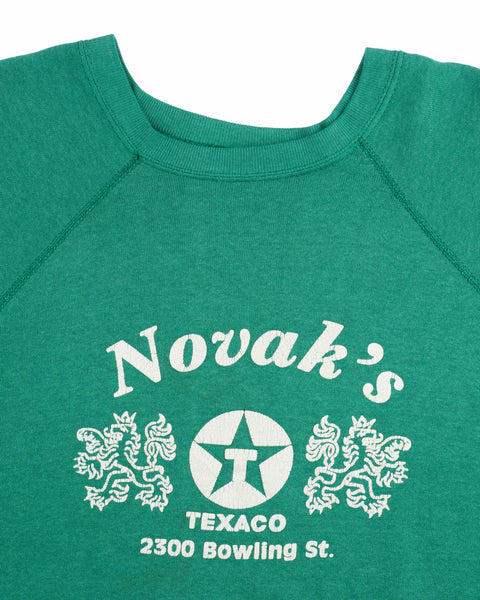70's Novak's Texaco Raglan Crewneck - Large