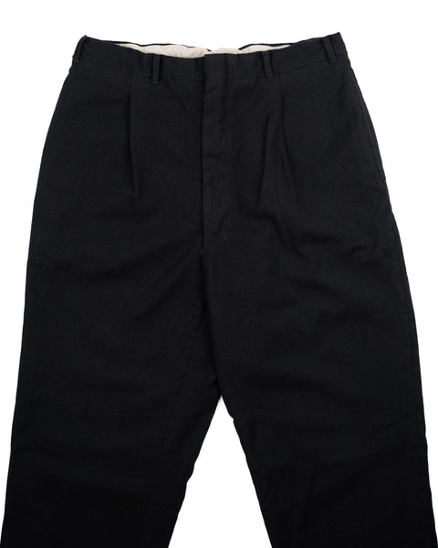60's Pleated Wool Trousers - 31" x 29"