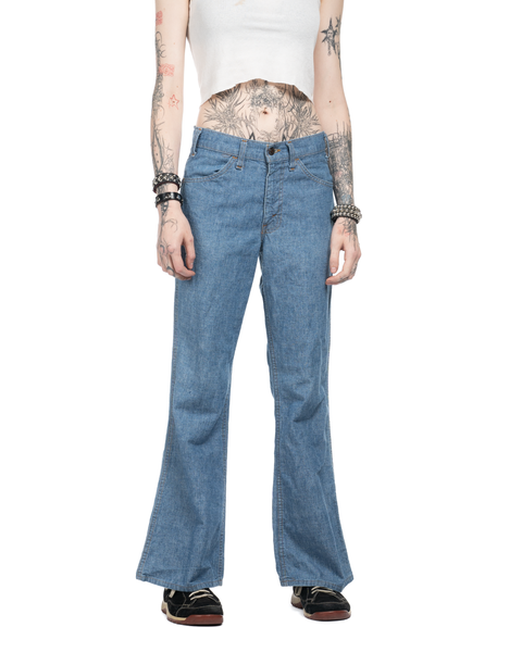 1970s Levi's Orange Tab Flared Denim
