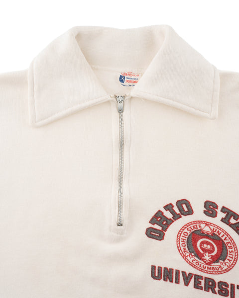 50's Champion Quarter-Zip Sweatshirt - Small