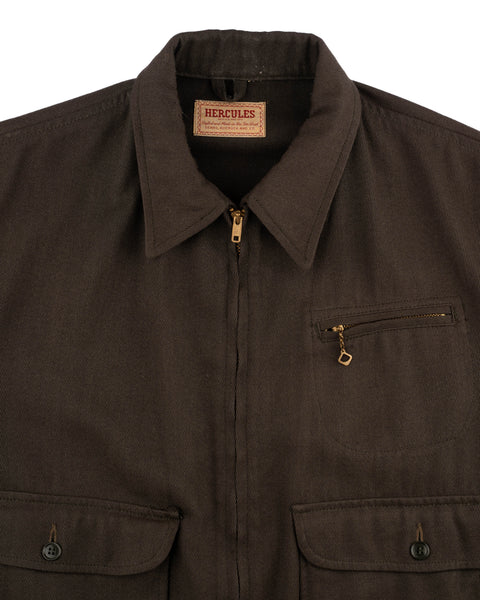 50's Boxy Hercules Whipcord Jacket - Large