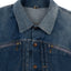60's Roebucks Pleated Selvedge Denim Jacket - Large