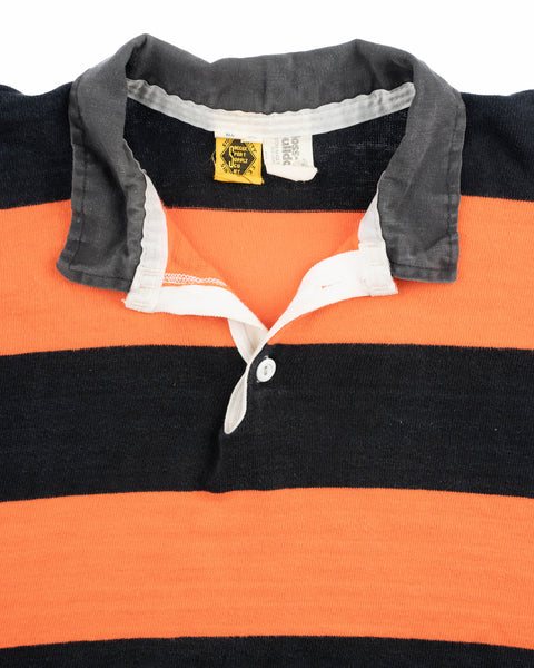 70’s Striped Rugby Shirt - XL