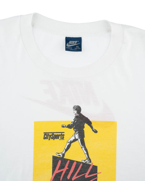 80's Nike Swoosh Foot Race Tee - Large