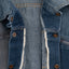 60's Roebucks Pleated Selvedge Denim Jacket - Large
