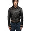70's Leather Varsity Jacket - Medium