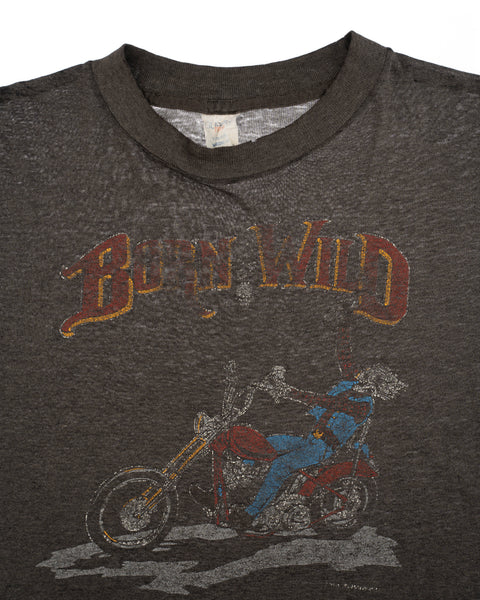 80’s Paper-Thin Born Wild Moto Tee - Medium
