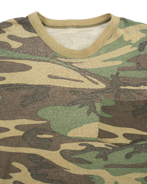 80’s Camo Long Sleeve Tee - Small