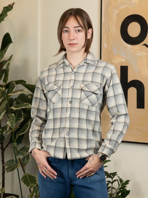 1950s Penney's Towncraft Wool Flannel