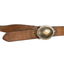 1970s Brass Concho Buckle Belt