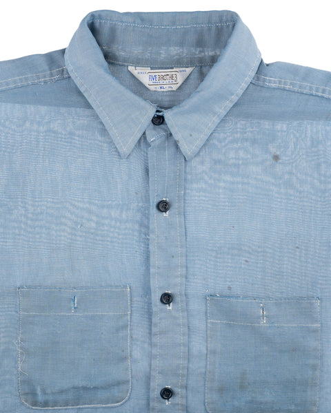 70's Chambray Shirt - Large