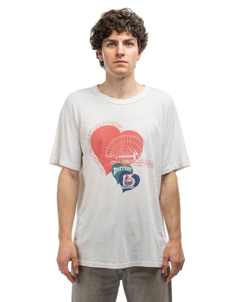 80's Adidas Trefoil Foot Race Tee - Large