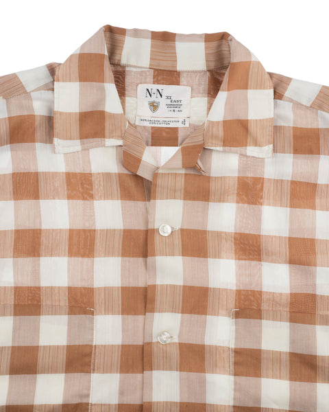 60's Checkered Loop Collar - Small