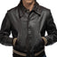 70's Leather Varsity Jacket - Medium