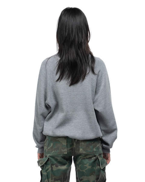 70's Boxy Heather Crewneck Sweatshirt - Medium