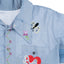 70’s Embroidered Chambray - Medium