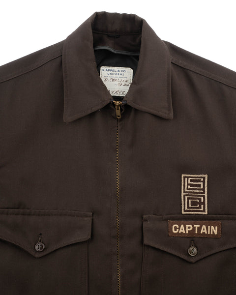 70's Captain Cropped Work Jacket - Small