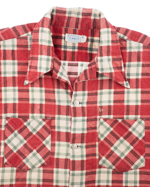 50's Plaid Flannel - Large