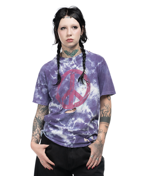 80s Thrashed Peace Tee - Medium