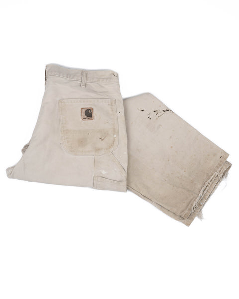 90's Thrashed Carhartt Dungarees - 36" x 29"