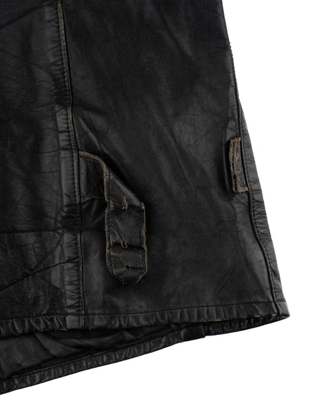 70's Cafe Racer Moto Jacket - Large