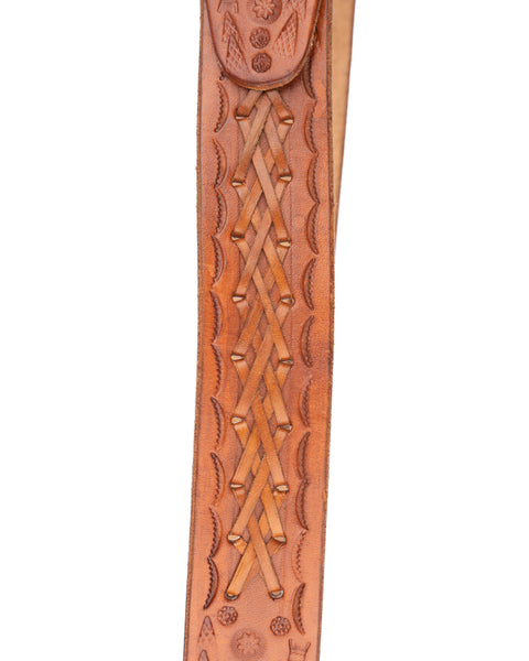 70’s Leather Belt - 31"-36"