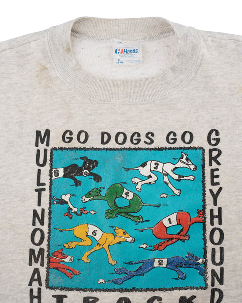 90's GO DOGS GO Crewneck - Large