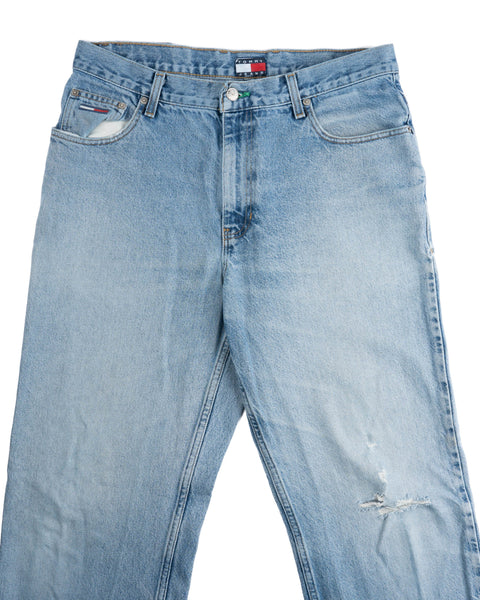 90’s Straight Leg Tommy Denim - 34” x 32.5”