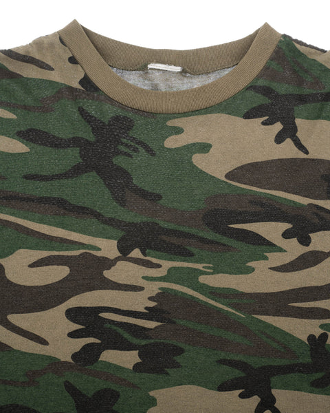 80's Boxy Camo Tee - XL