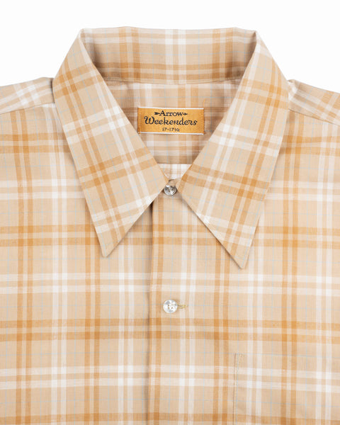 70's Arrow Weekenders Plaid Button Up - XL